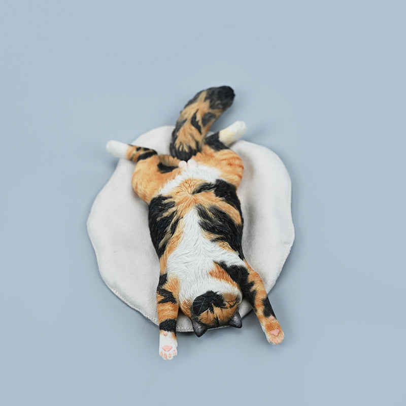 JXK206 Katzenfigur, Katzenstatue aus Kunstharz für den Schreibtisch von JXK Studio