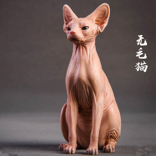 JXK010 Sphinx Cat Figurine Resin Cat Statue Gifts for Cat Lovers from JXK Studio