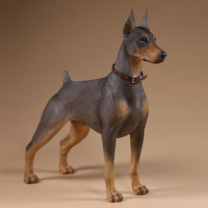 MRZ DB Dobermann dog statue for dog lovers from JXK Studio