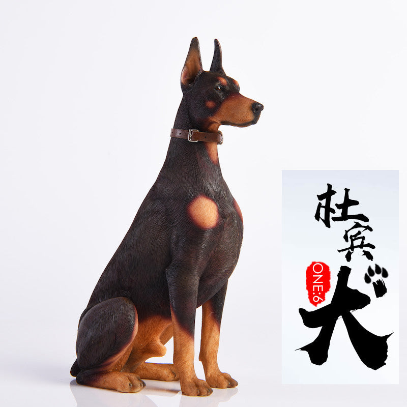 JXK004 Dobermann dog figurine dog statue for home decor gift for dog lovers from JXK Studio