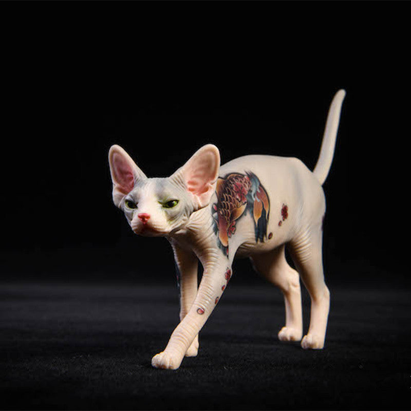JXK026 Sphinx Cat Figurine Resin Cat Statue Home Decor for Cat Lovers Gifts for Cat Lovers from JXK Studio