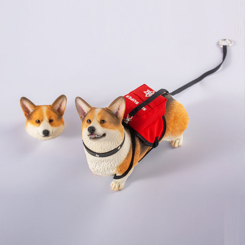 JXK093 Corgi dog figurine, dog statue gift for dog lover from JXK Studio