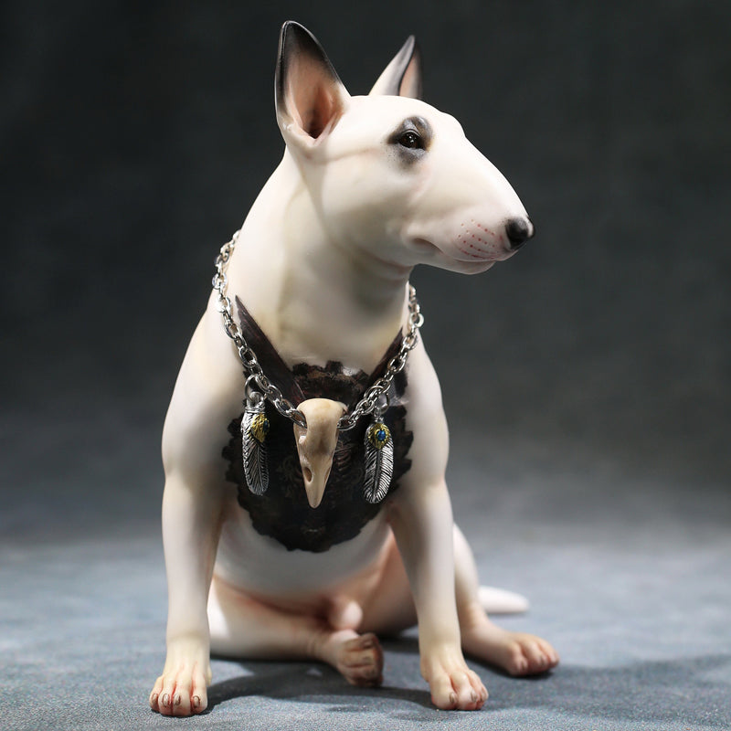 MRZ052 Bull Terrier dog statue from JXK Studio