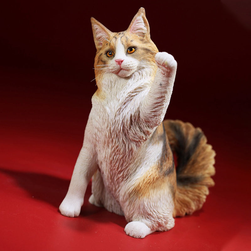 MRZ045 Maine cat statue from JXK Studio
