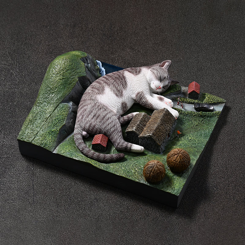 JW2301 Cat Figurine Cat Statue from JXK Studio