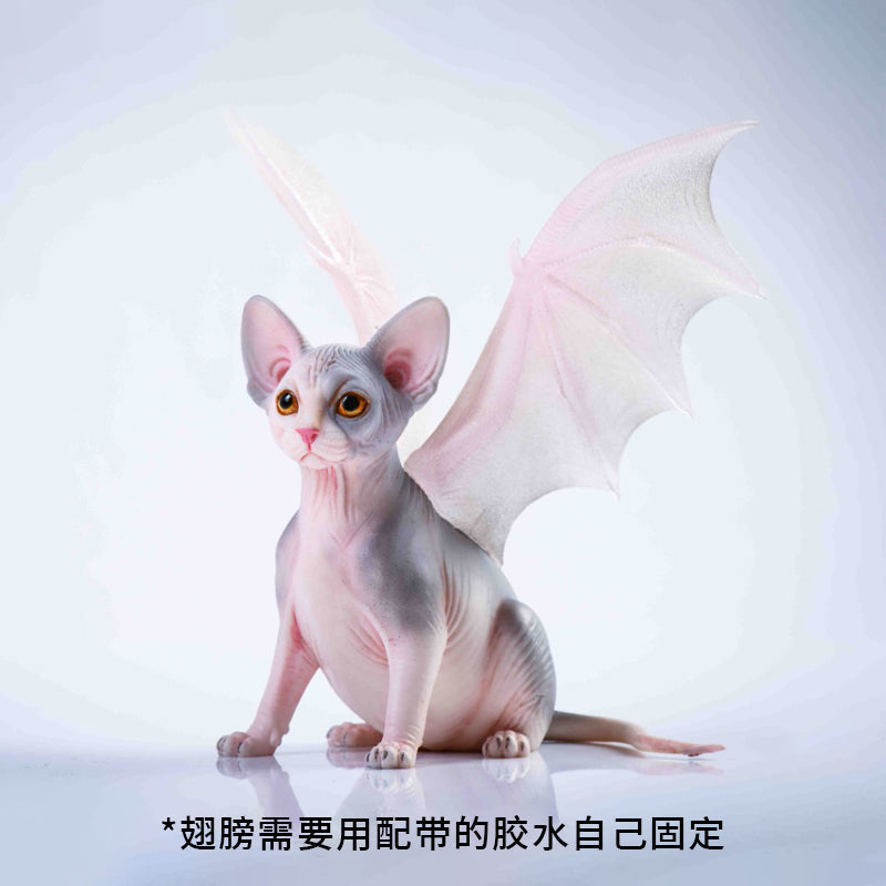 JXK048 Sphinx cat figurine resin cat statue for coffee table decor gifts for cat lovers from JXK Studio