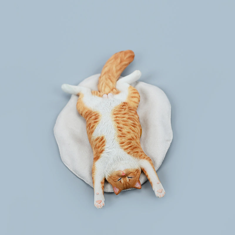 JXK206 Katzenfigur, Katzenstatue aus Kunstharz für den Schreibtisch von JXK Studio