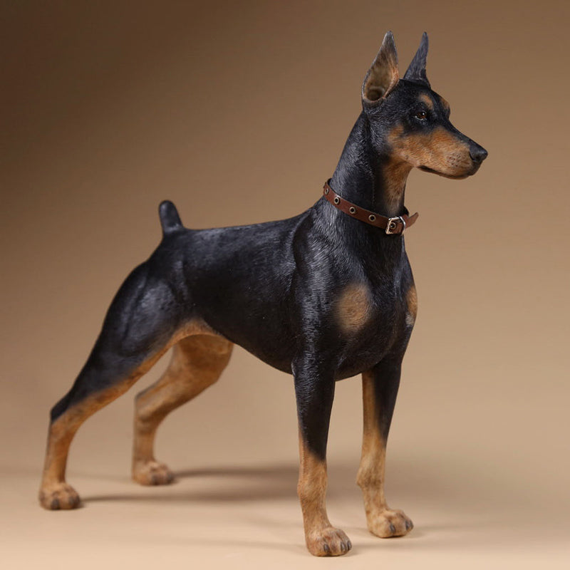 MRZ DB Dobermann dog statue for dog lovers from JXK Studio