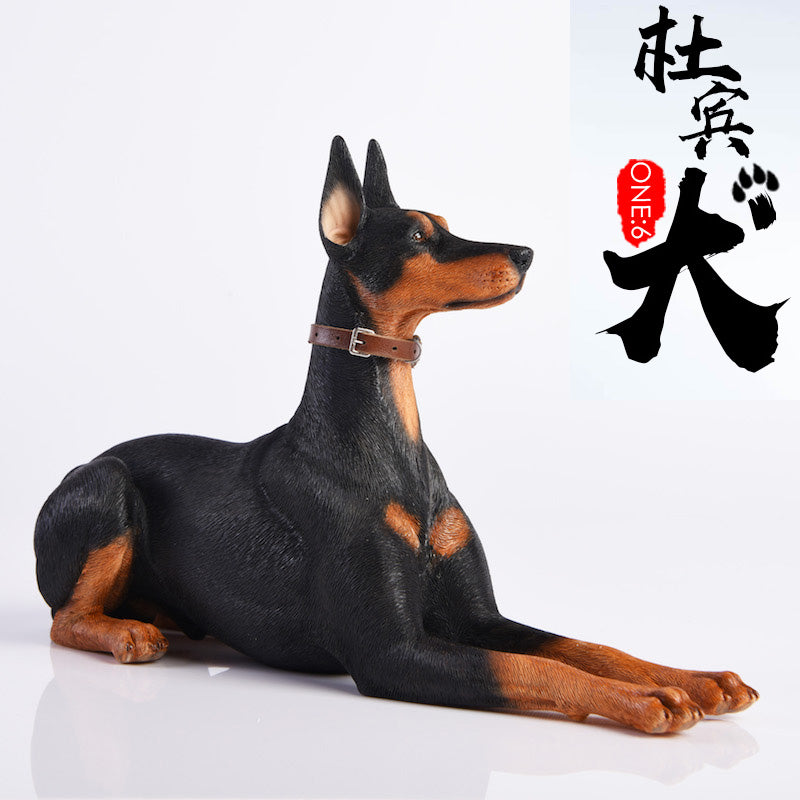 JXK004 Dobermann dog figurine dog statue for home decor gift for dog lovers from JXK Studio