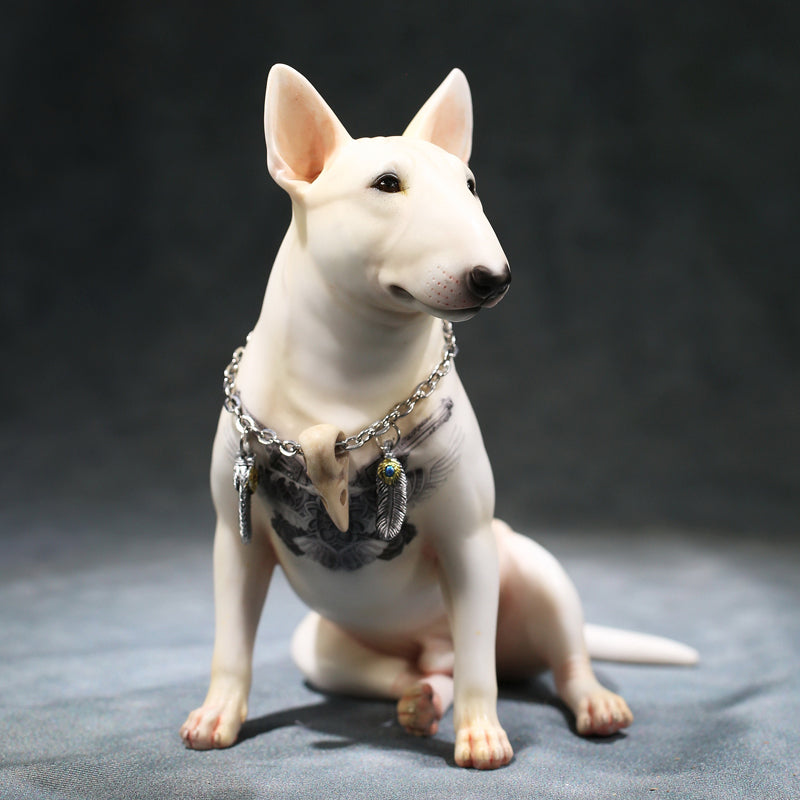MRZ052 Bull Terrier dog statue from JXK Studio