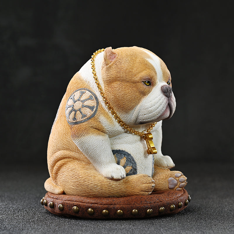 JXK185 Bully Dog Statue, Dog Figurine for Home Decor from JXK Studio
