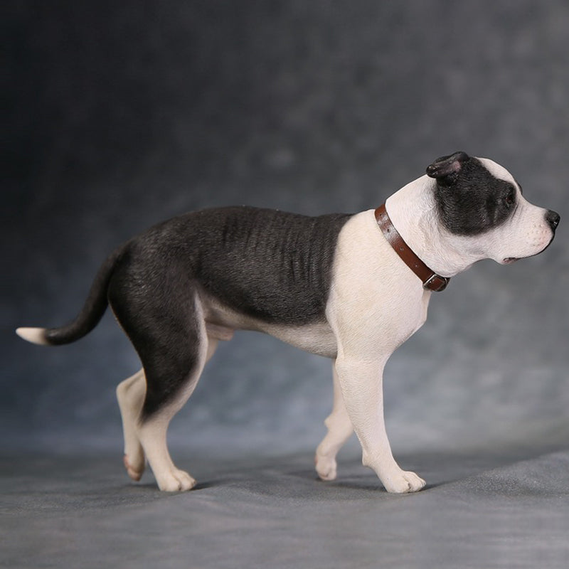 MRZ029 Staffordshire Terrier dog figurine from JXK Studio