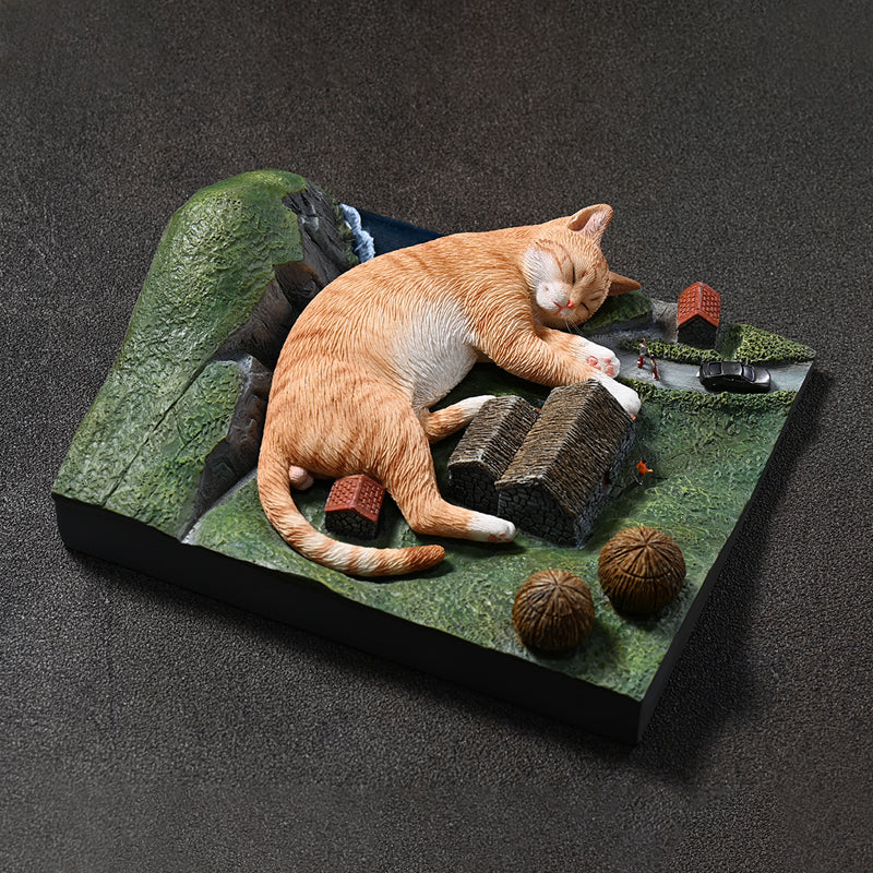 JW2301 Cat Figurine Cat Statue from JXK Studio