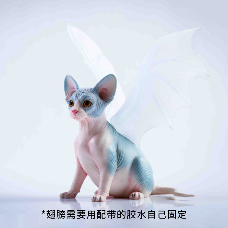 JXK048 Sphinx cat figurine resin cat statue for coffee table decor gifts for cat lovers from JXK Studio