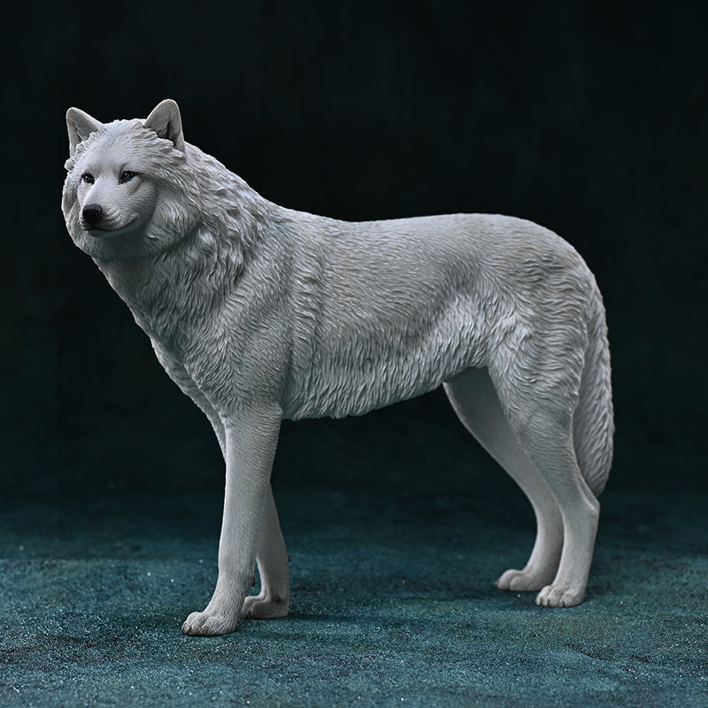 JXK194 Arctic wolf Statue for Home Decor from JXK Studio