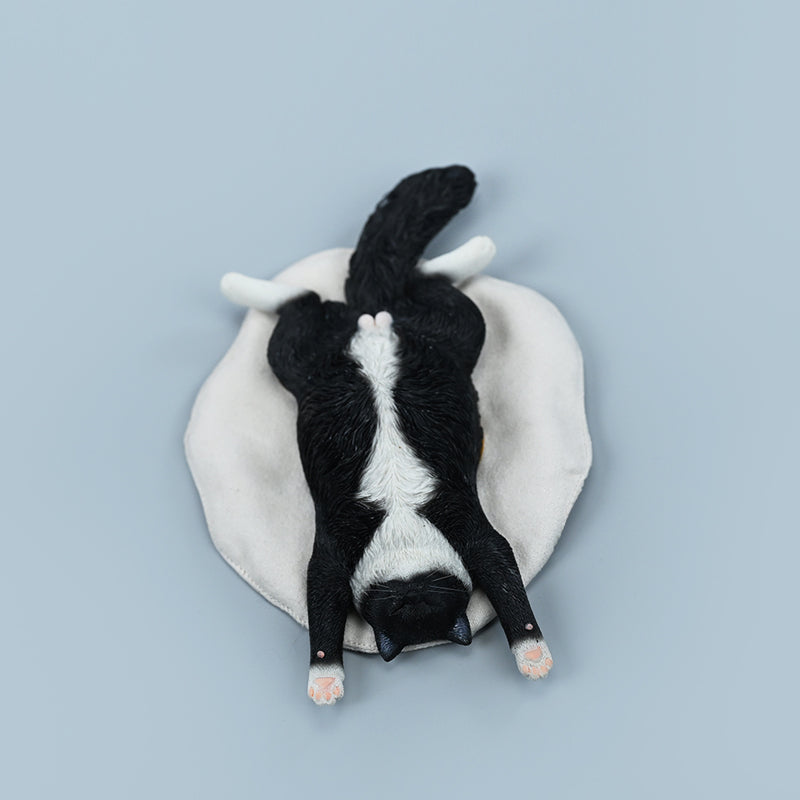 JXK206 Katzenfigur, Katzenstatue aus Kunstharz für den Schreibtisch von JXK Studio