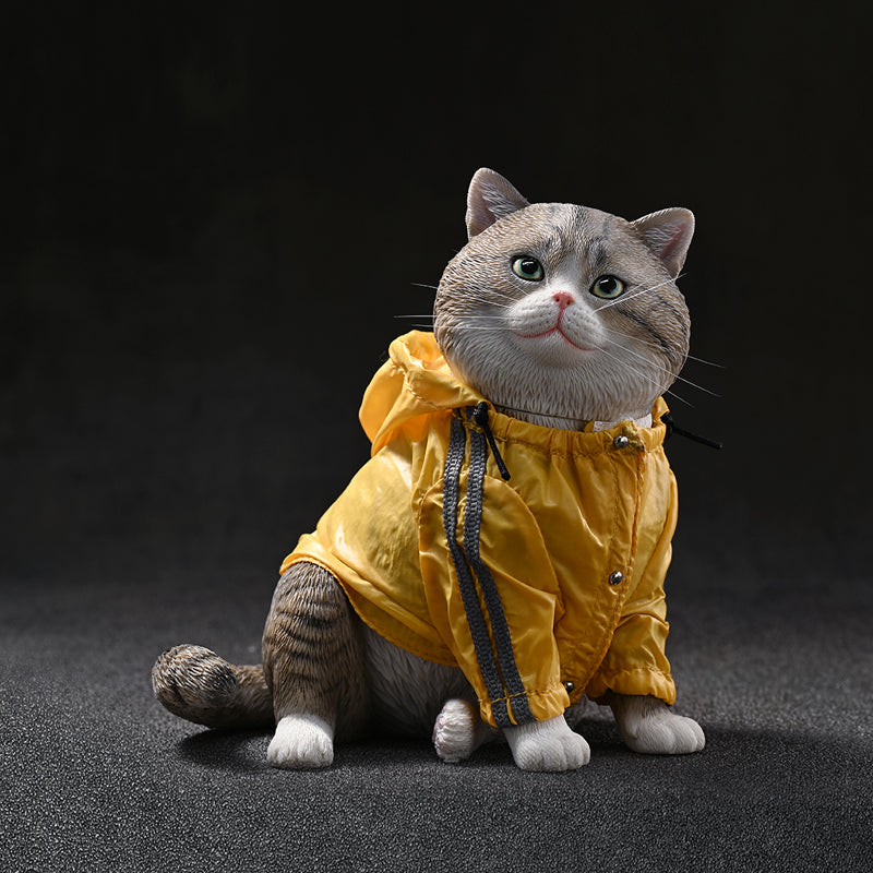 CW2301 Cat Figurine Resin Cat Statue from JXK Studio