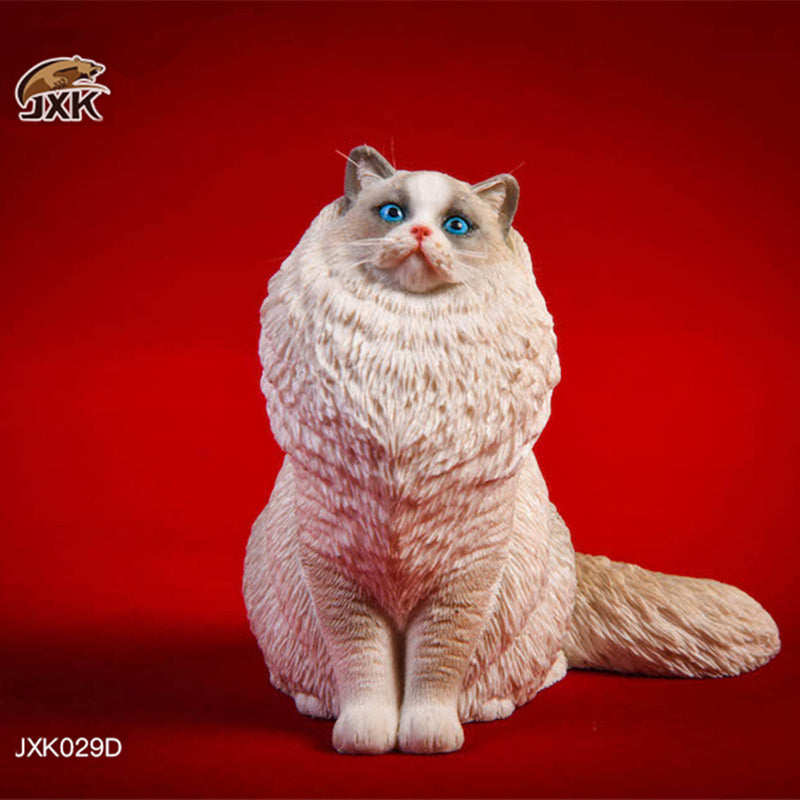 JXK029 Ragdoll Cat Figurine Resin Cat Statue Home Decor for Cat Lover Gifts for Cat Lovers from JXK Studio