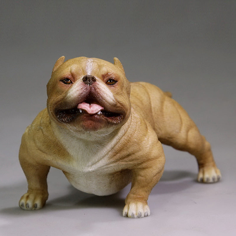 MRZ America bully dog statue dog figurine from JXK Studio