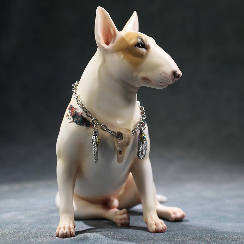 MRZ052 Bull Terrier dog statue from JXK Studio