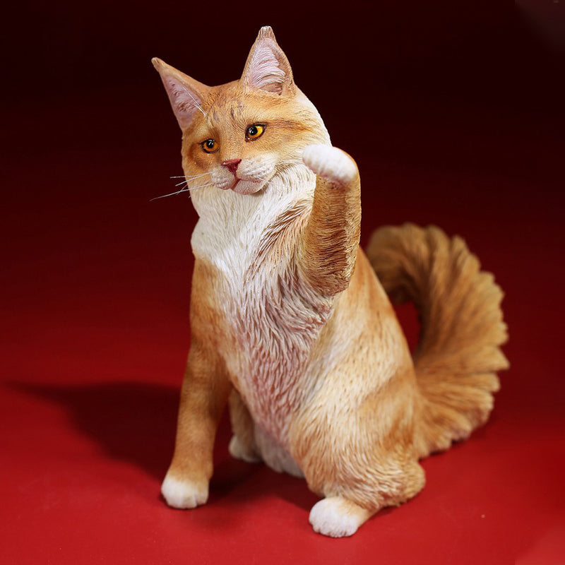 MRZ045 Maine cat statue from JXK Studio