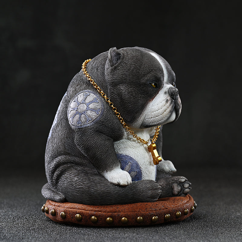 JXK185 Bully Dog Statue, Dog Figurine for Home Decor from JXK Studio