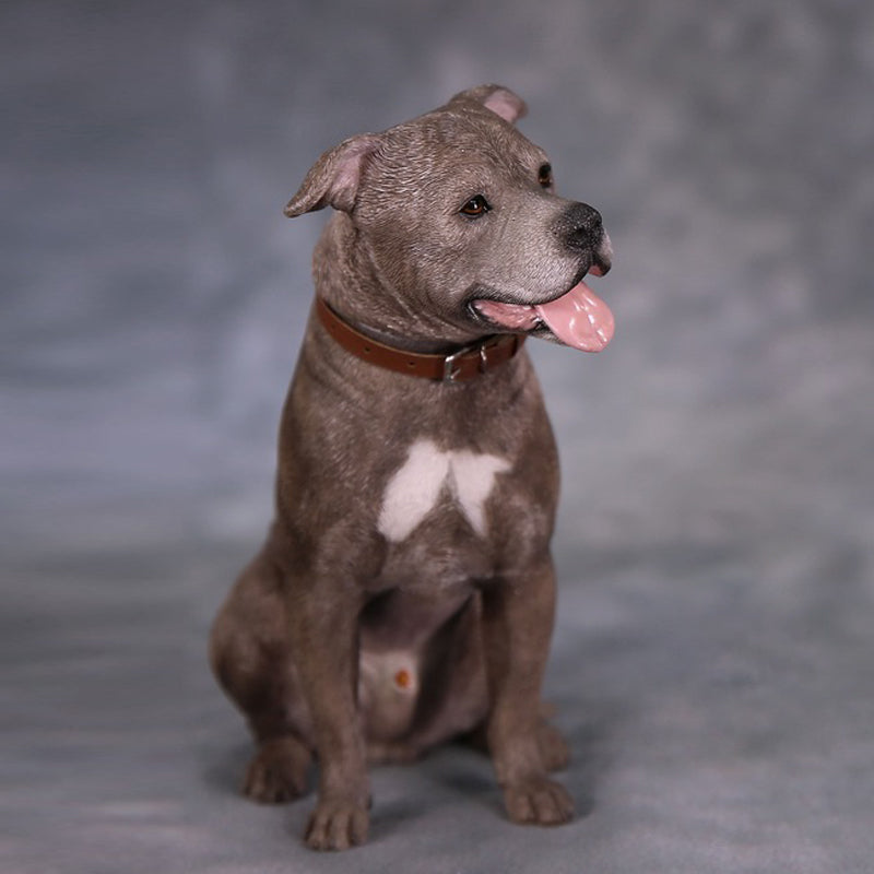 MRZ029 Staffordshire Terrier dog figurine from JXK Studio