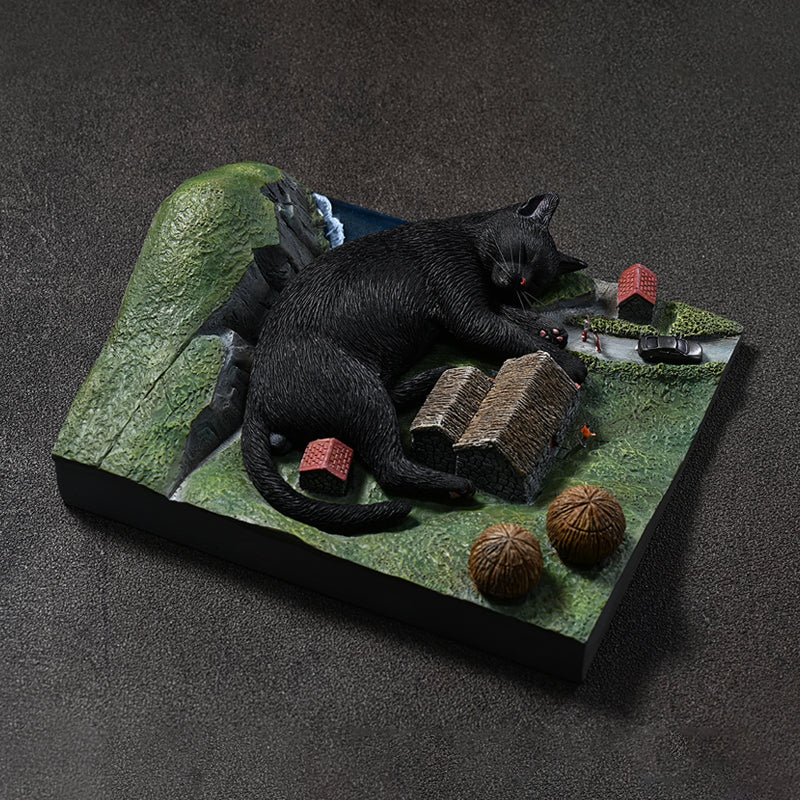 JW2301 Cat Figurine Cat Statue from JXK Studio