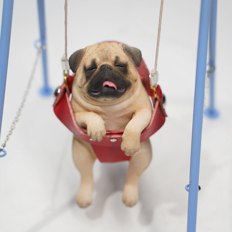 JXK174 Pug Dog Statue Dog Figurine for Home Decor from JXK Studio