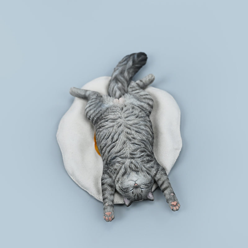 JXK206 Katzenfigur, Katzenstatue aus Kunstharz für den Schreibtisch von JXK Studio