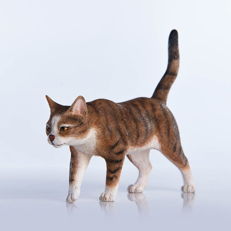 JXK003 Chinese Cat Figurine Resin Cat Statue Decor for Desktop from JXK Studio