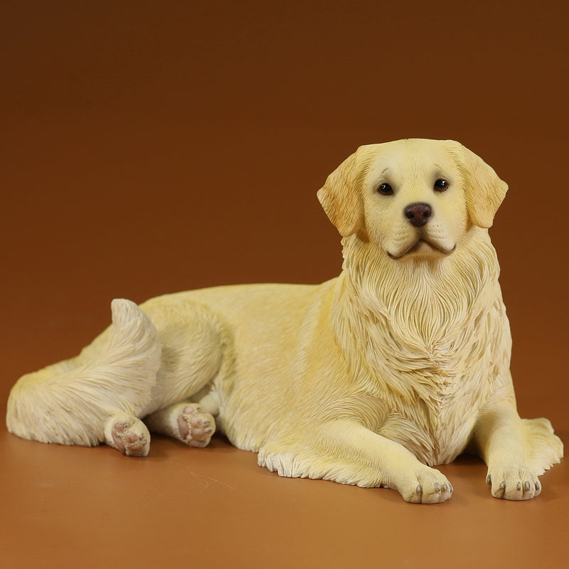MRZ057 Golden Retriever dog statue from JXK Studio