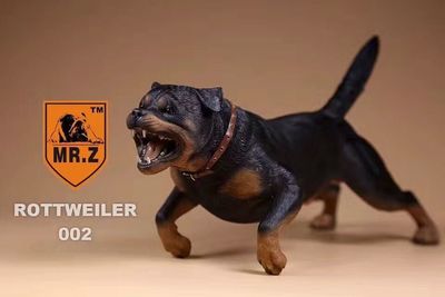 MRZ RW Rottweiler dog statue for dog lovers from JXK Studio