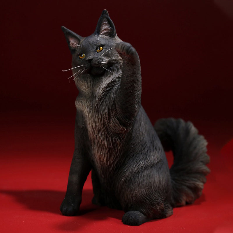 MRZ045 Maine cat statue from JXK Studio