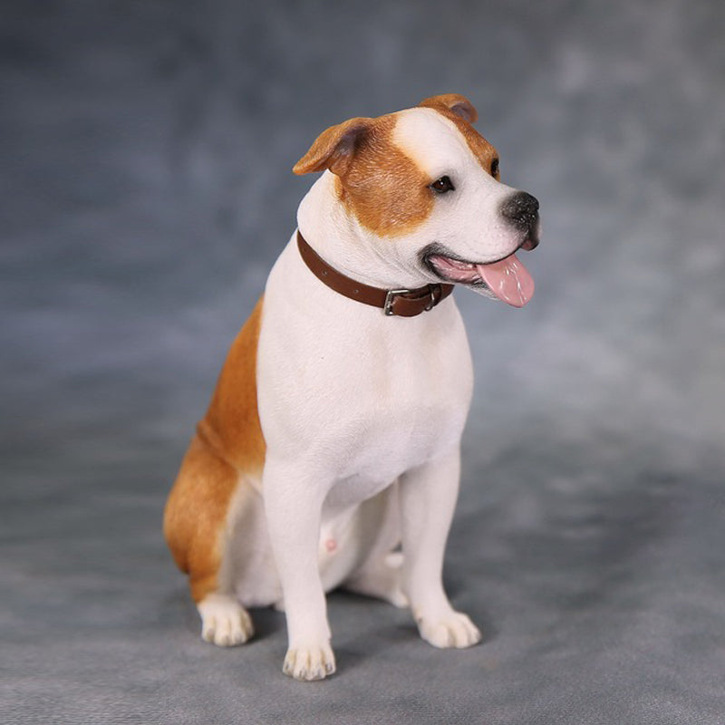 MRZ029 Staffordshire Terrier dog figurine from JXK Studio