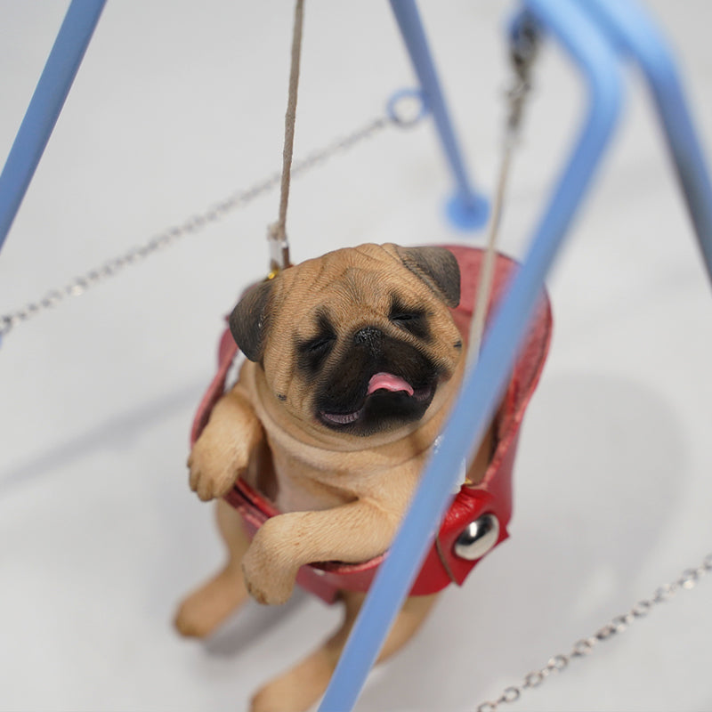 JXK174 Pug Dog Statue Dog Figurine for Home Decor from JXK Studio