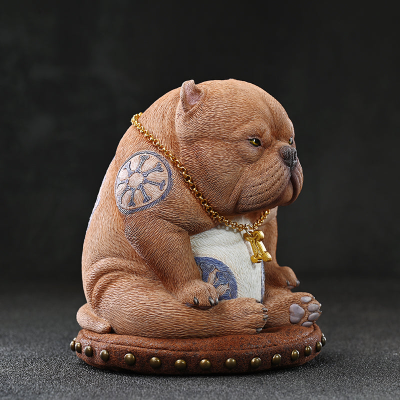 JXK185 Bully Dog Statue, Dog Figurine for Home Decor from JXK Studio