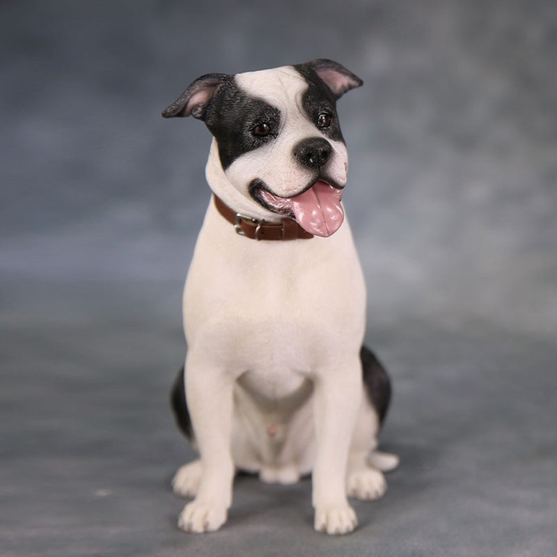 MRZ029 Staffordshire Terrier dog figurine from JXK Studio