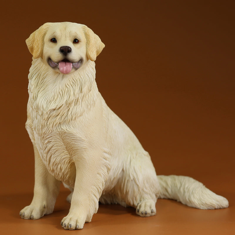 MRZ057 Golden Retriever dog statue from JXK Studio