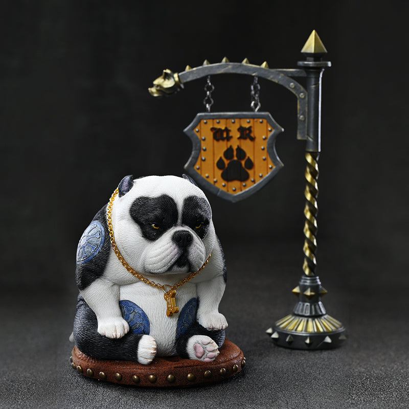 JXK185 Bully Dog Statue, Dog Figurine for Home Decor from JXK Studio