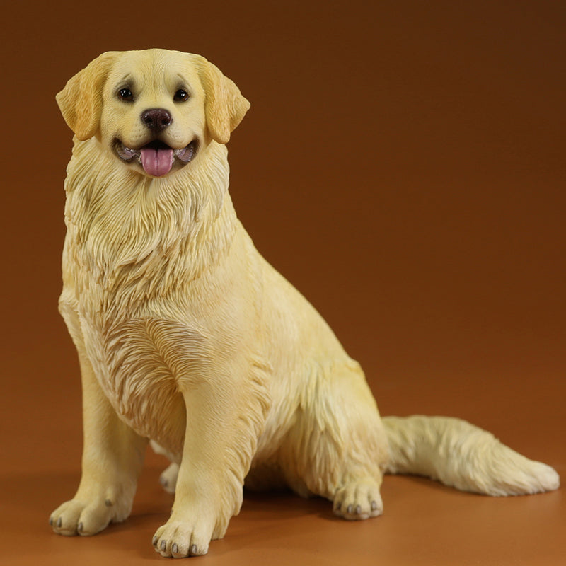 MRZ057 Golden Retriever dog statue from JXK Studio