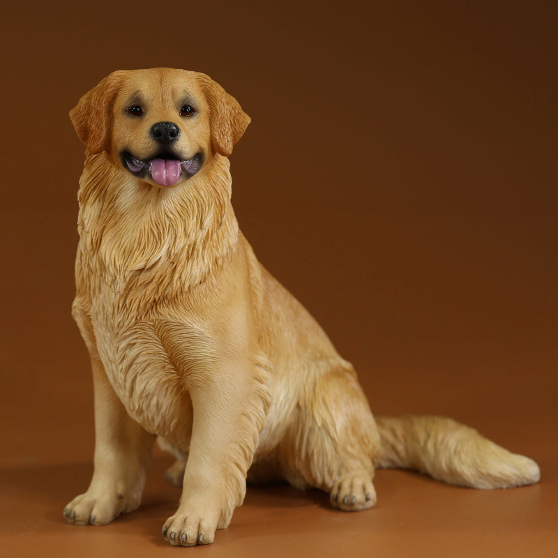MRZ057 Golden Retriever dog statue from JXK Studio