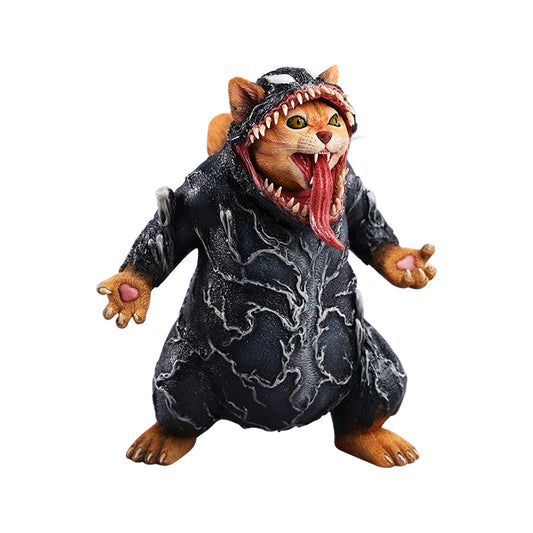 JXK251 Venom Cat Statue for Home Decor Venom Cat Figurine Venom Cat Sculpture Art Funny Cat from JXK studio