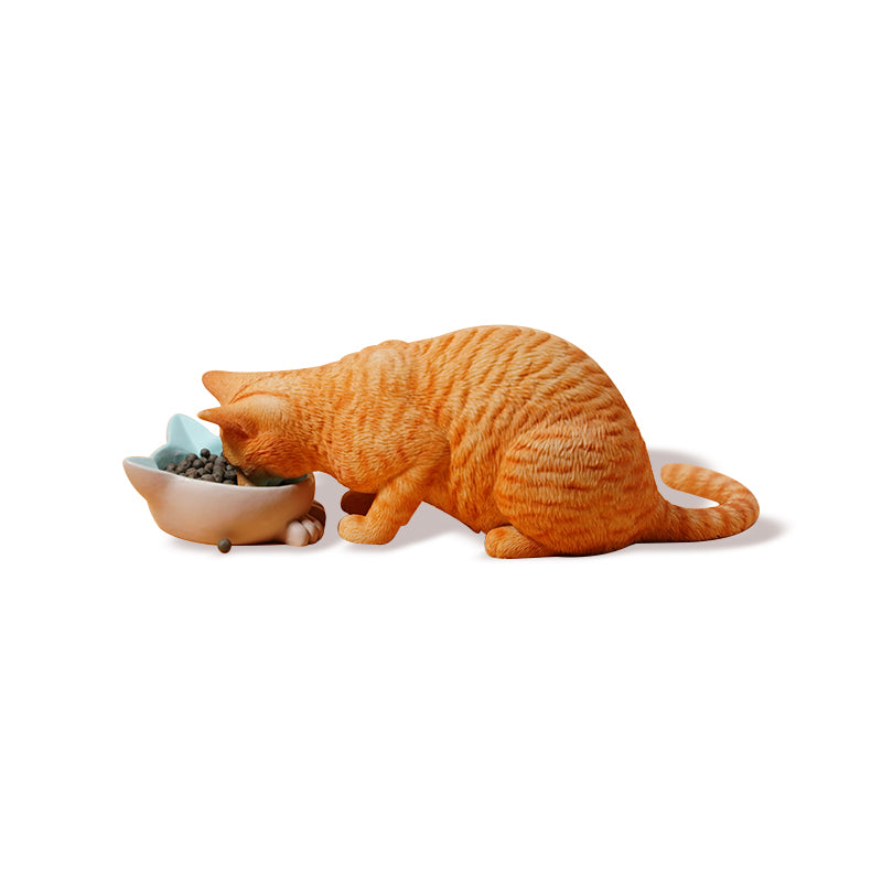 JXK132 Katzenfigur für die Heimdekoration, Katzenstatue als Geschenk für Katzenliebhaber von JXK Studio
