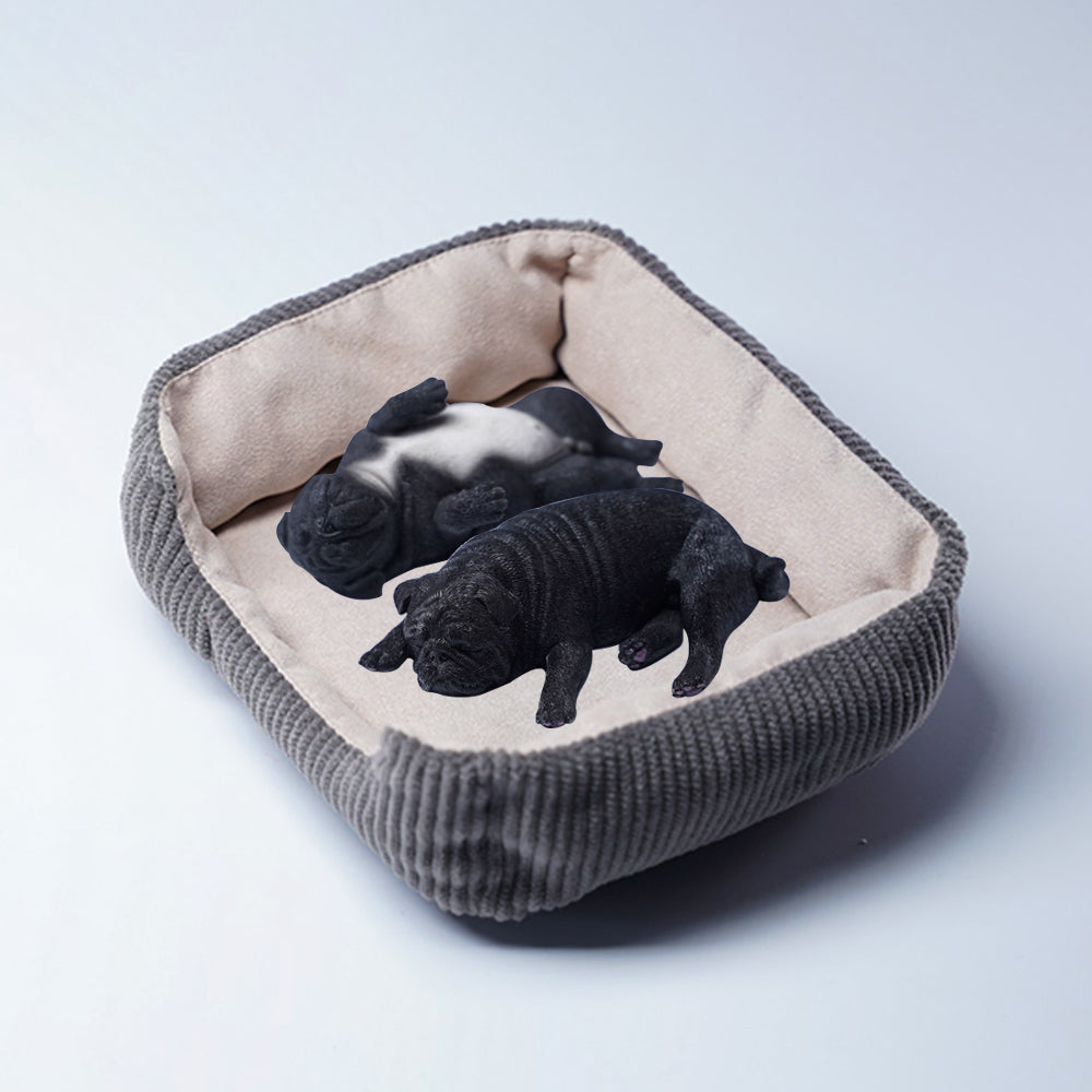 JXK085 Pug puppy sleeping on its back, Gift for Dog Lover from JXK Studio