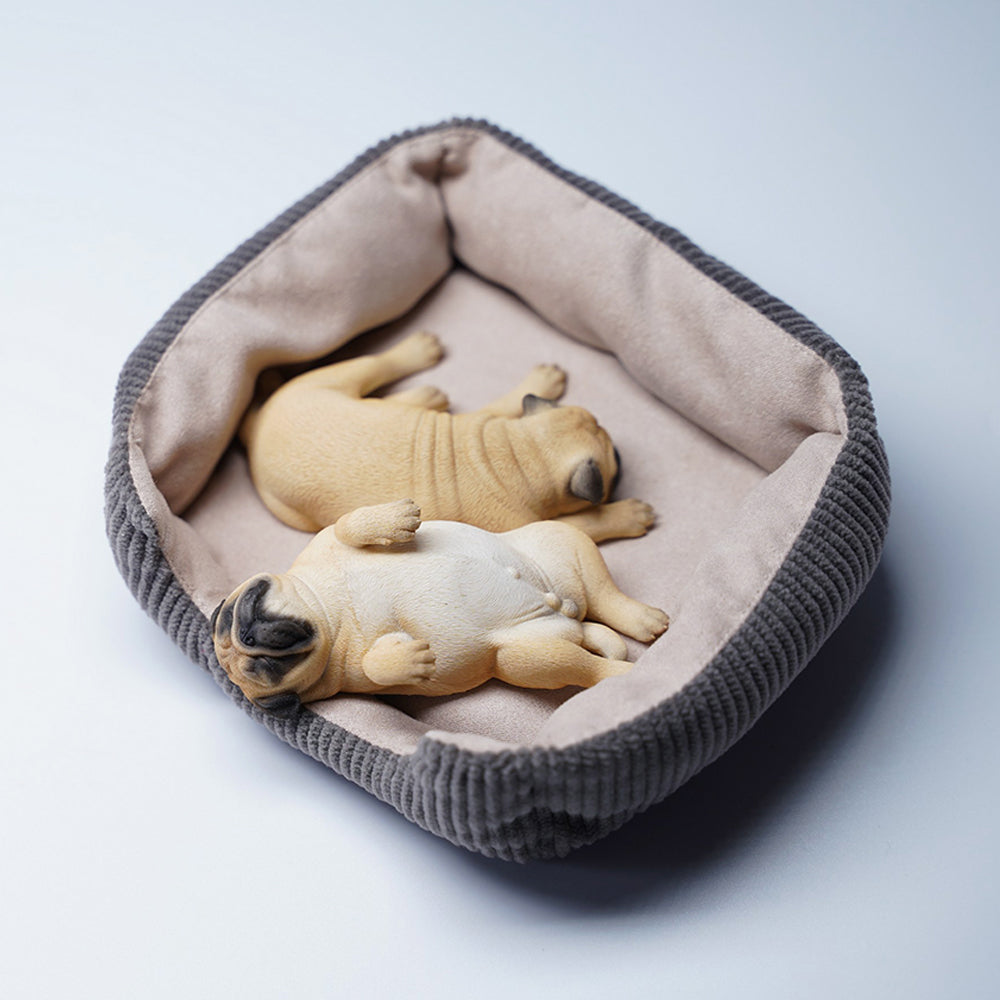 JXK085 Pug puppy sleeping on its back, Gift for Dog Lover from JXK Studio