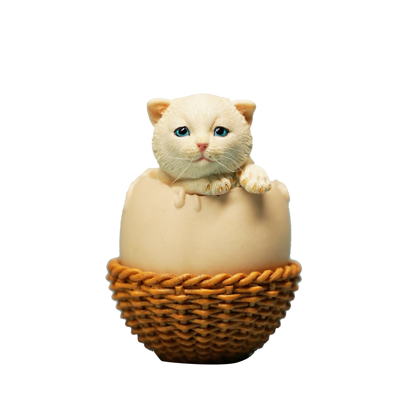 JXK065 newborn cat figurine resin cat statue for coffee table decor gifts for cat lovers from JXK Studio