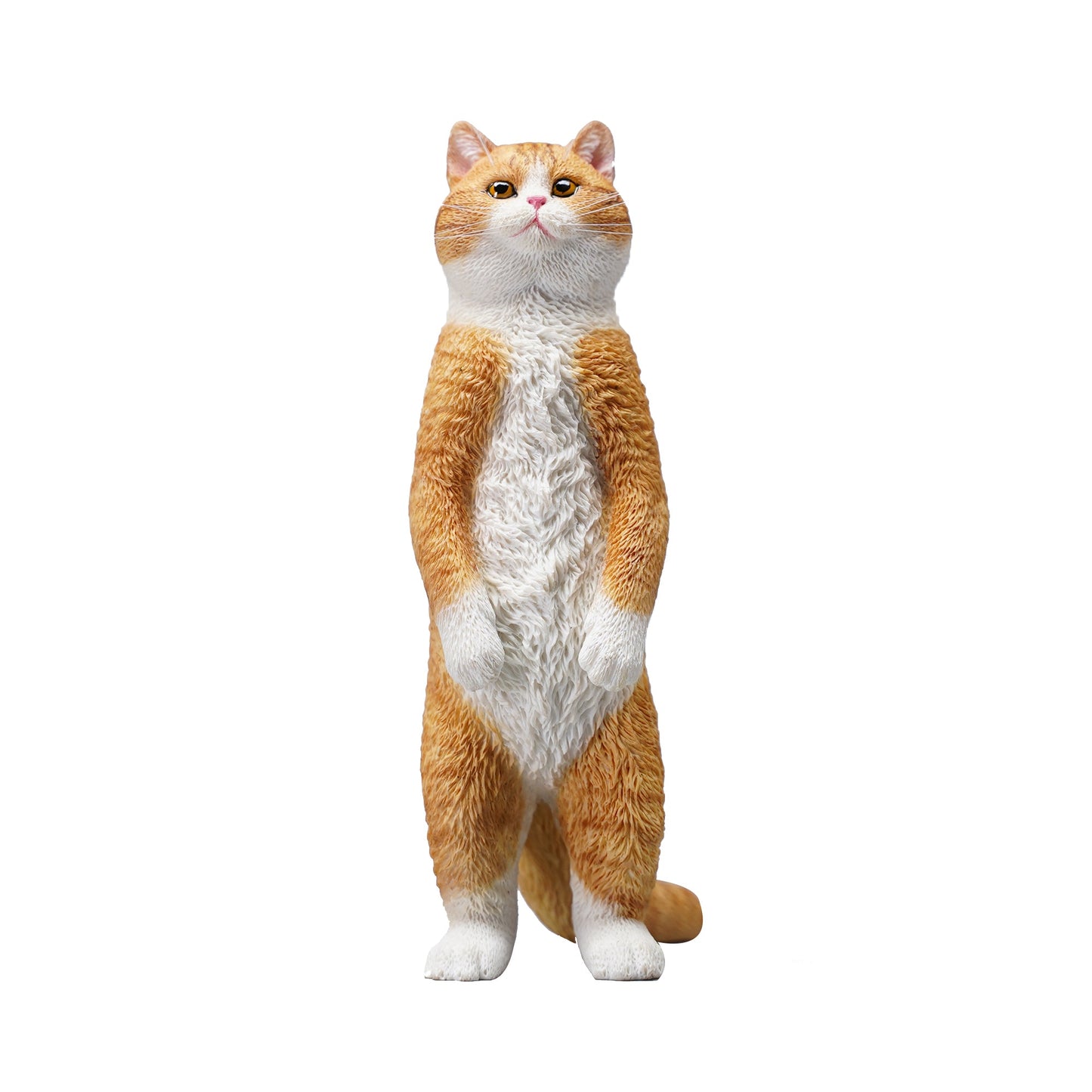 JXK084 Sitzende Katzenfigur, Katzenstatue aus Kunstharz für die Couchtischdekoration, Geschenk für Katzenliebhaber von JXK Studio