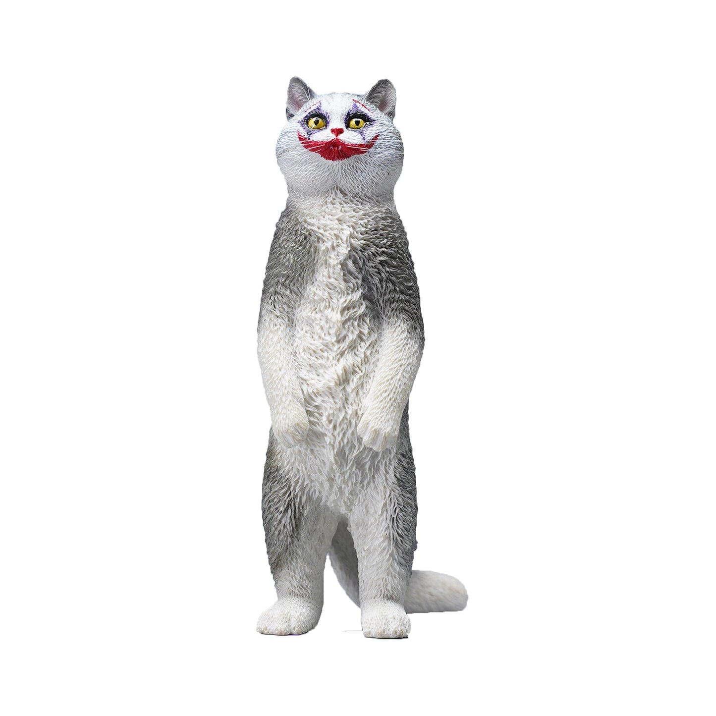 JXK084 Sitzende Katzenfigur, Katzenstatue aus Kunstharz für die Couchtischdekoration, Geschenk für Katzenliebhaber von JXK Studio