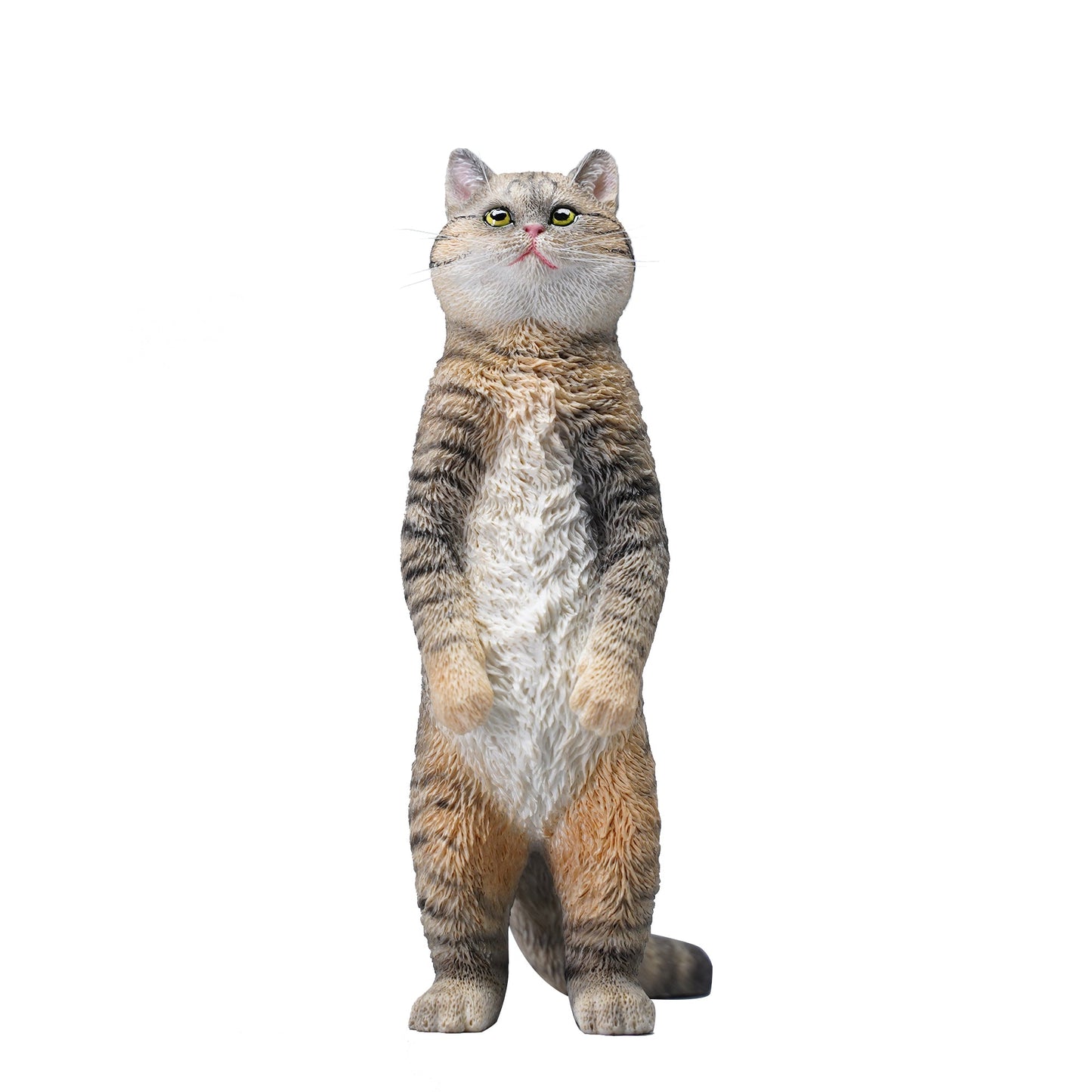 JXK084 Sitzende Katzenfigur, Katzenstatue aus Kunstharz für die Couchtischdekoration, Geschenk für Katzenliebhaber von JXK Studio